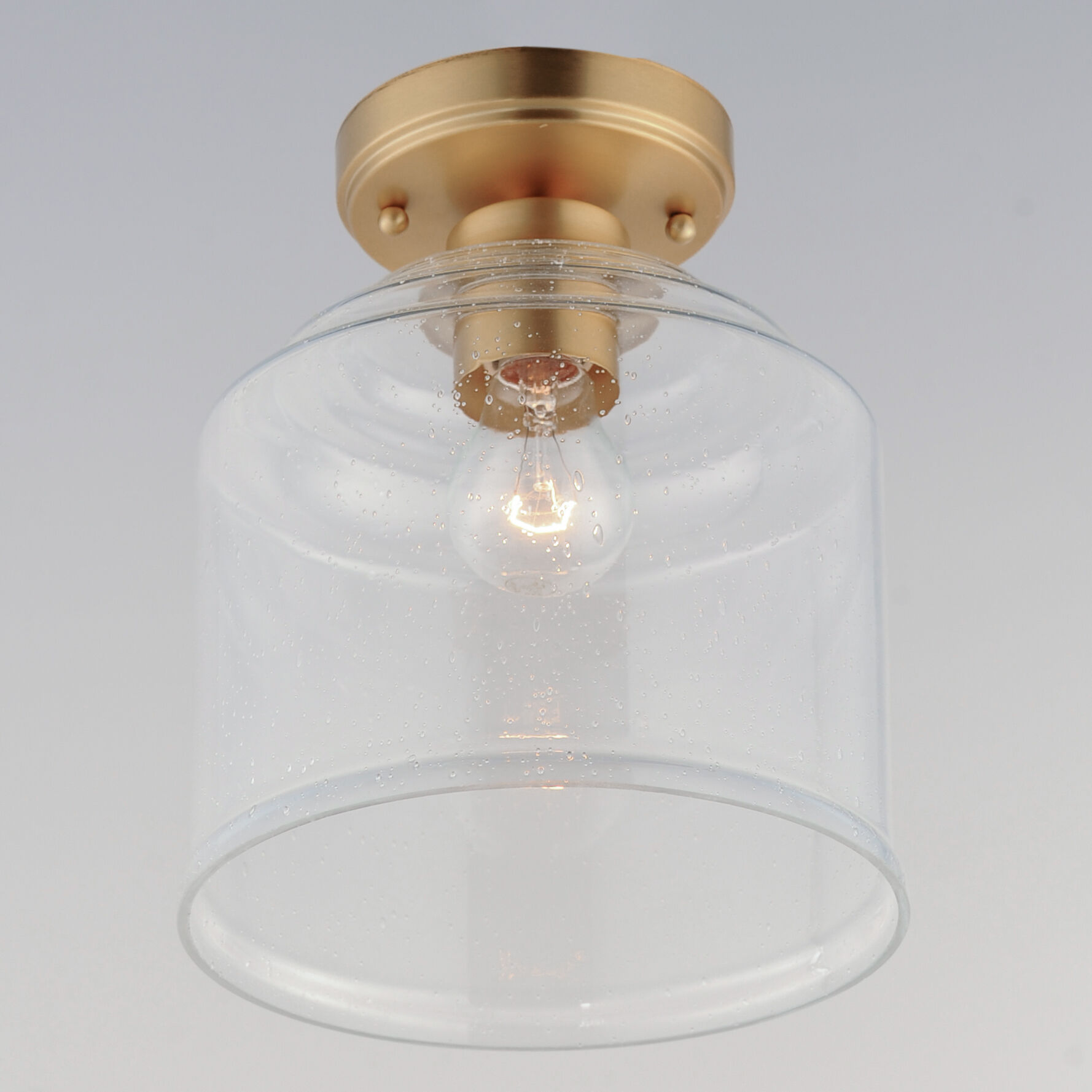 Acadia 1 Light 9 inch Heritage Semi-Flush Mount Ceiling Light