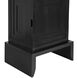 Etruscan Hand Rubbed Black Tower Cabinet