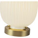 Alora Mood Cherise 8.25 inch 60 watt Brushed Gold Table Lamp Portable Light