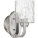 Collins 1 Light 5 inch Brushed Polished Nickel Wall Sconce Wall Light