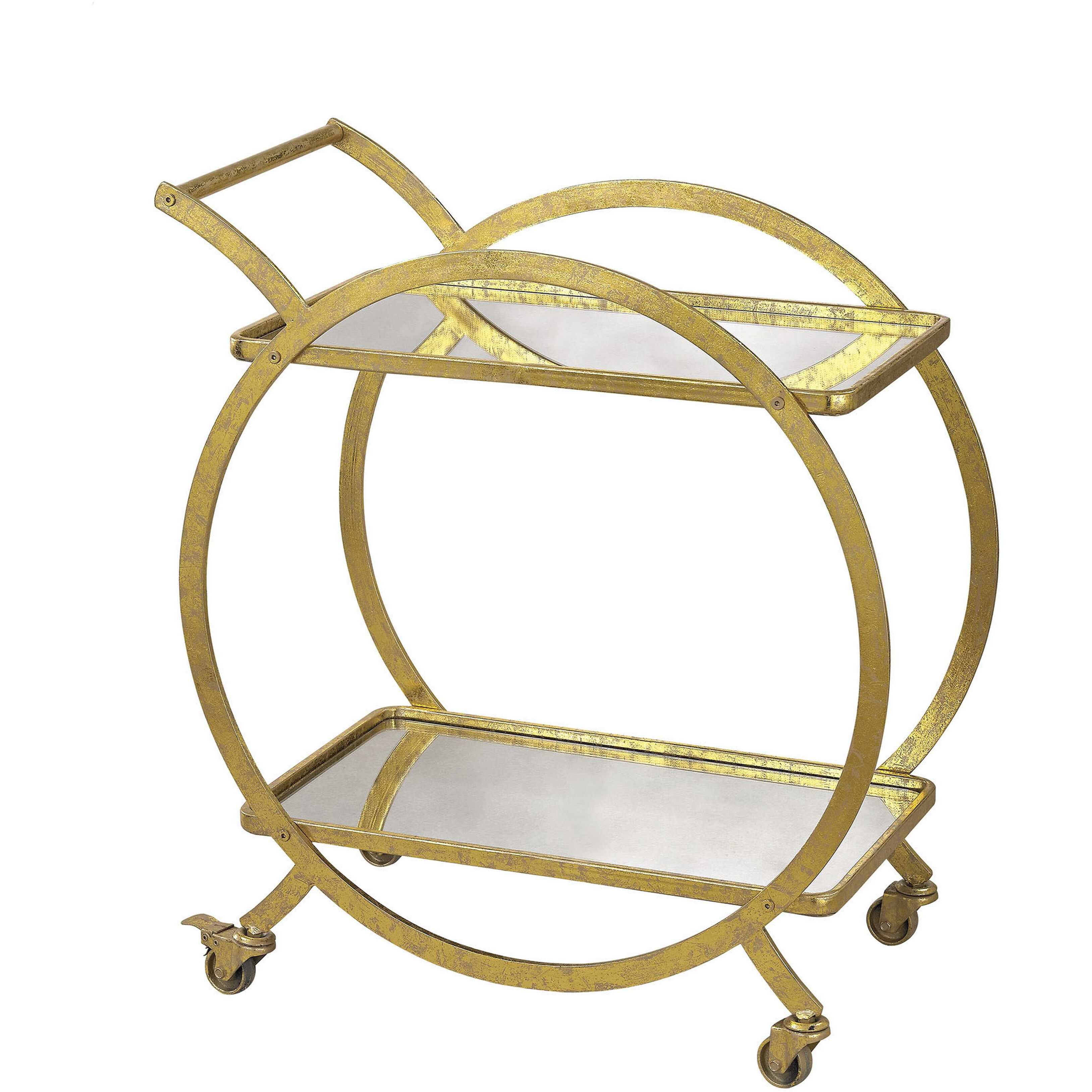 Ring Gold with Antique Mercury Bar Cart