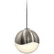 Grapes LED 2.5 inch Satin Nickel Pendant Ceiling Light in Small