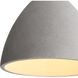 Aethera Pendant Ceiling Light in Grey Cement