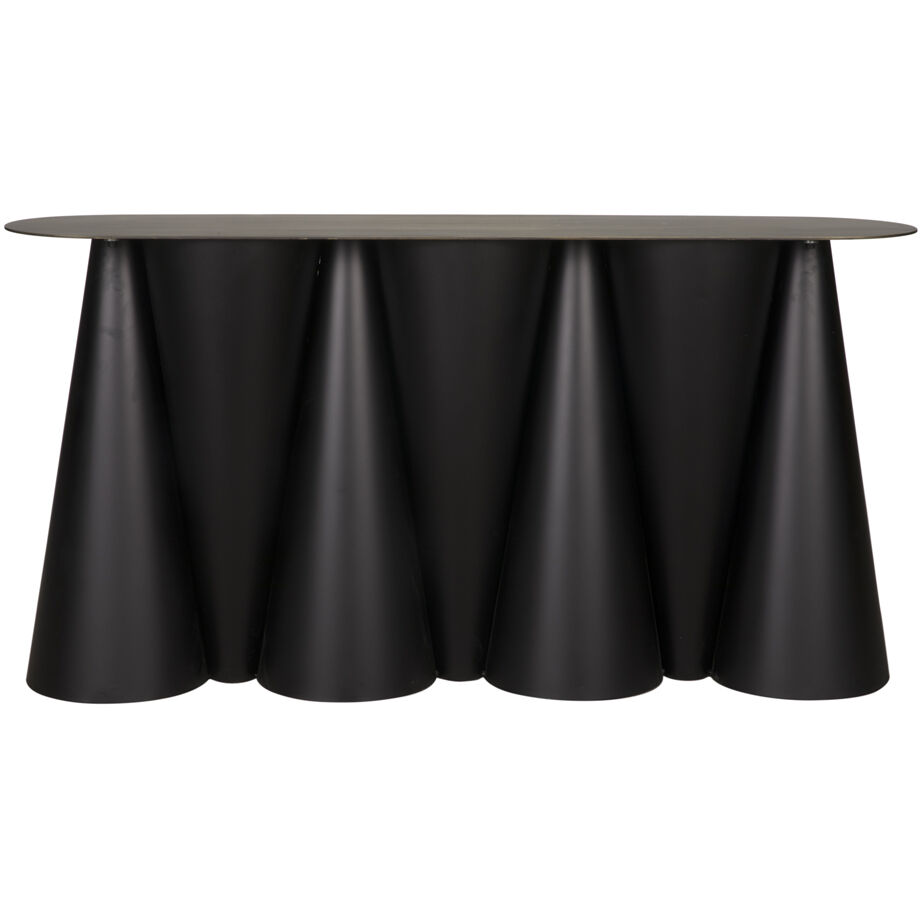 Salt and Pepper 59 X 13.5 inch Matte Black Console