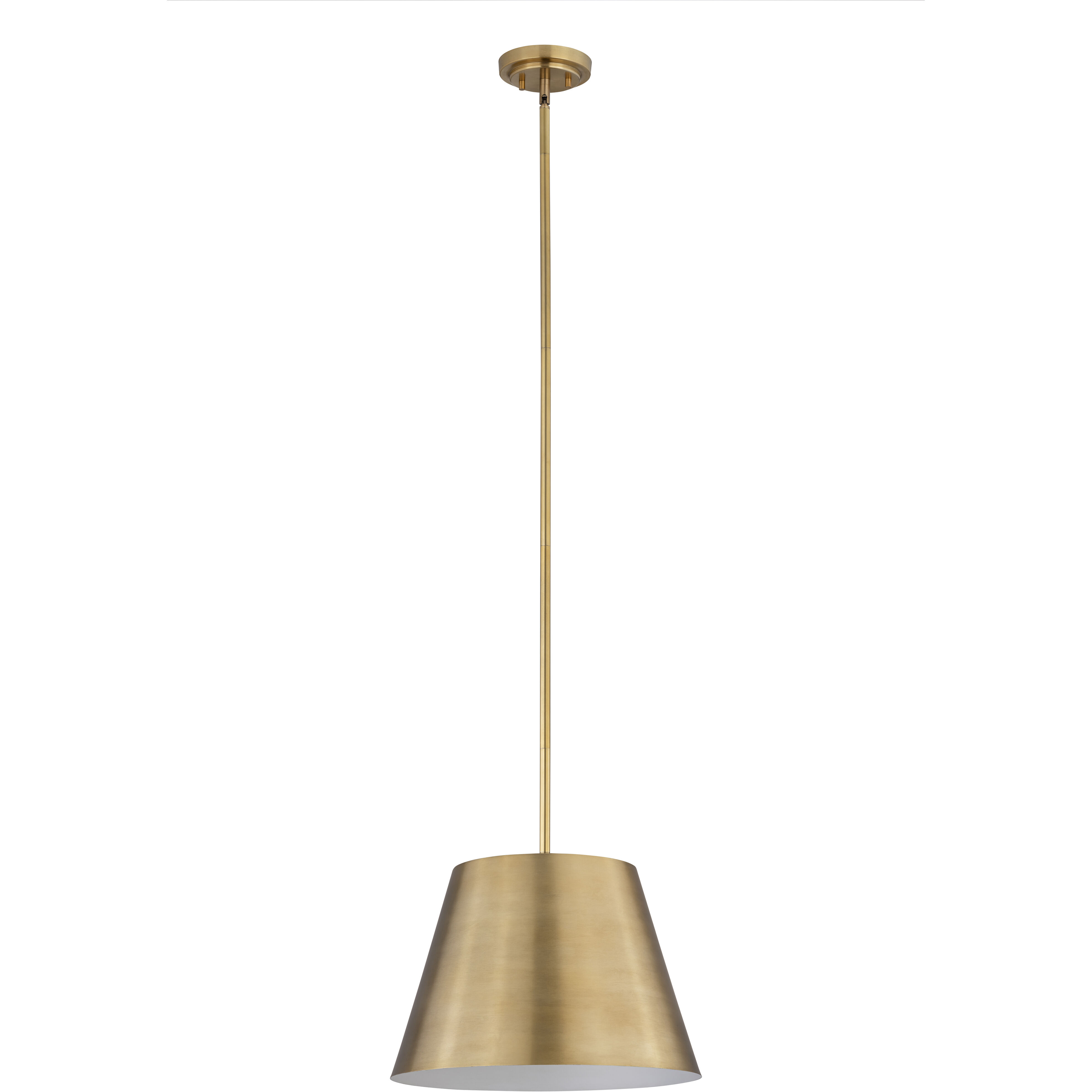 Lilly 1 Light 18 inch Rubbed Brass Pendant Ceiling Light