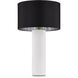 Groovy 28.75 inch 150 watt White Table Lamp Portable Light