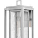 Coastal Elements Republic LED 16 inch Satin Nickel Outdoor Wall Mount Lantern, Estate Series