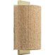 Confetti 1 Light 8.25 inch Brushed Brass Wall Sconce Wall Light, Inline