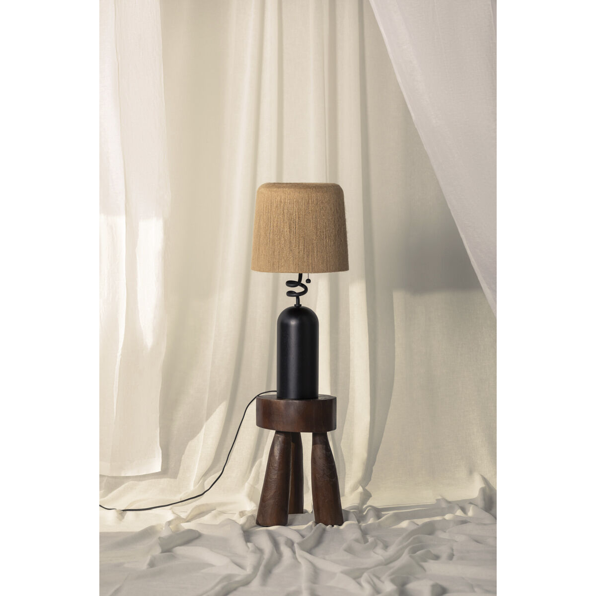 Morri 28.5 inch 15.00 watt Forged Iron Table Lamp Portable Light