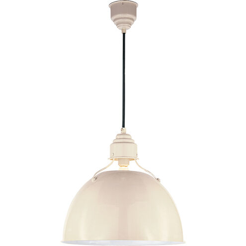 Thomas O'Brien Eugene 1 Light 15.5 inch Lightly Antique White Pendant Ceiling Light in Antique White Paint, Medium