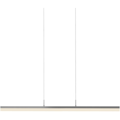 Stiletto LED 44.25 inch Bright Satin Aluminum Pendant Ceiling Light