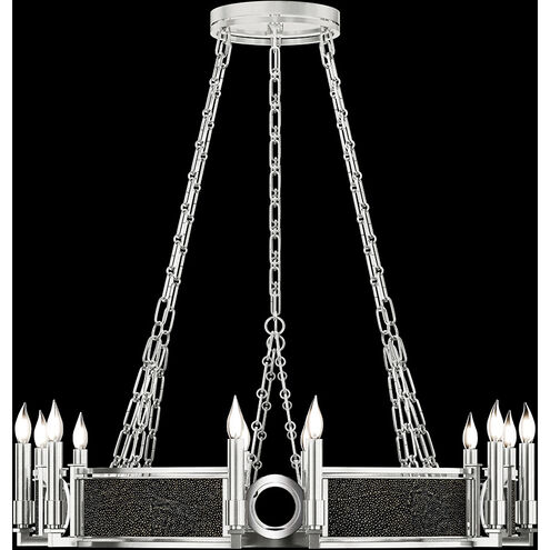 Mirage 12 Light 35.75 inch Silver Chandelier Ceiling Light