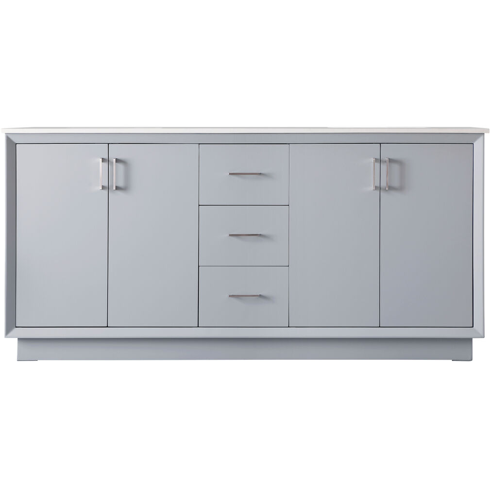 Hayes 72 X 22 X 35 inch Grey Vanity Sink Set