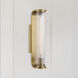Jarvis Bath Sconce Wall Light in Aged Brass