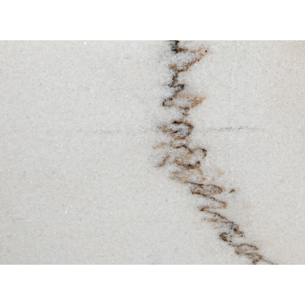 Aero 30 X 17.5 inch White Marble Side Table