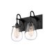 Chelsea 4 Light 12.25 inch Satin Black Bath Bar Wall Light