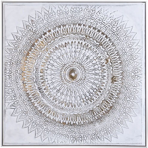 Makenna White/Gold Wall Art