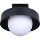 Baylor 1 Light 11 inch Black Outdoor Ceiling Lantern