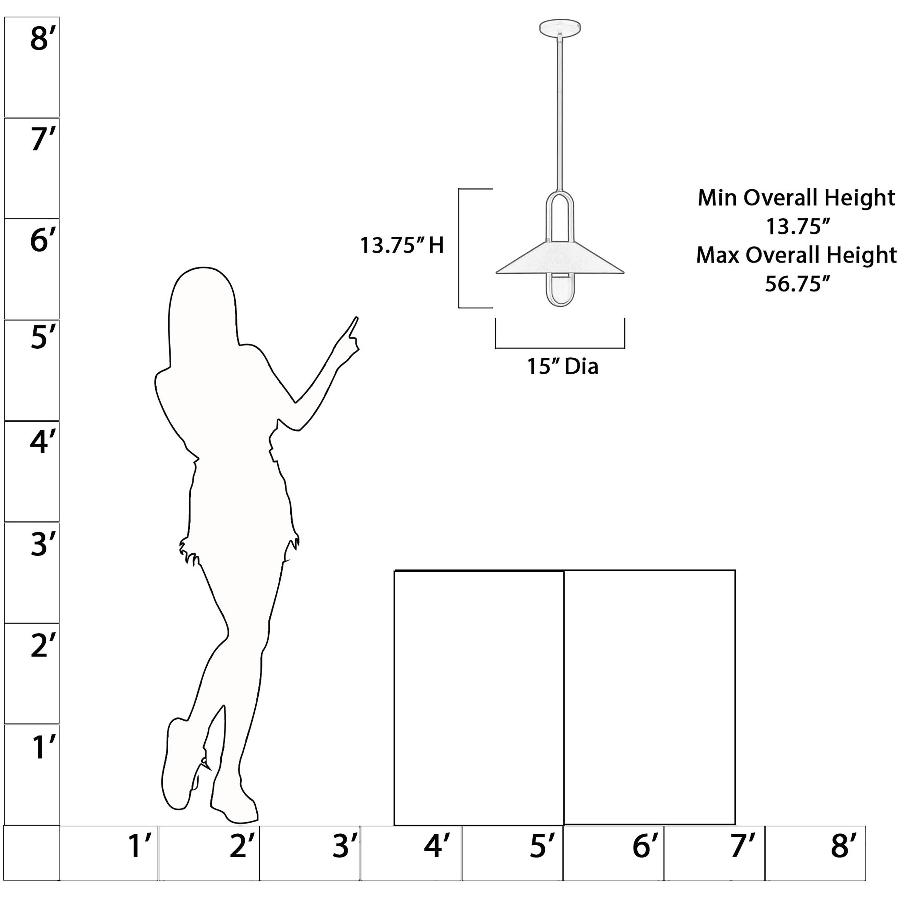 Goldenridge 1 Light 15 inch Legacy Brass and Dark Matte Black Pendant Ceiling Light