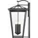 Main Street 4 Light 28 inch Black Outdoor Wall Sconce