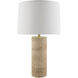 Taboye 25.5 inch 100 watt Natural Accent Table Lamp Portable Light