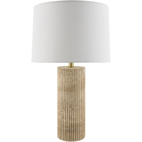 Taboye 25.5 inch 100 watt Natural Accent Table Lamp Portable Light