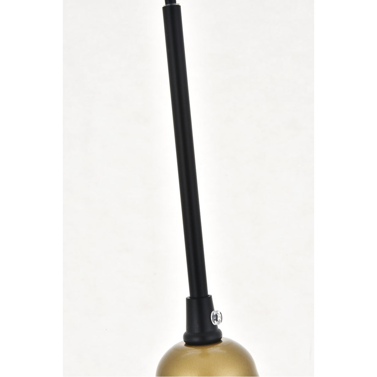 Histoire 3 Light 17.9 inch Brass and Black Pendant Ceiling Light