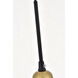Histoire 3 Light 17.9 inch Brass and Black Pendant Ceiling Light