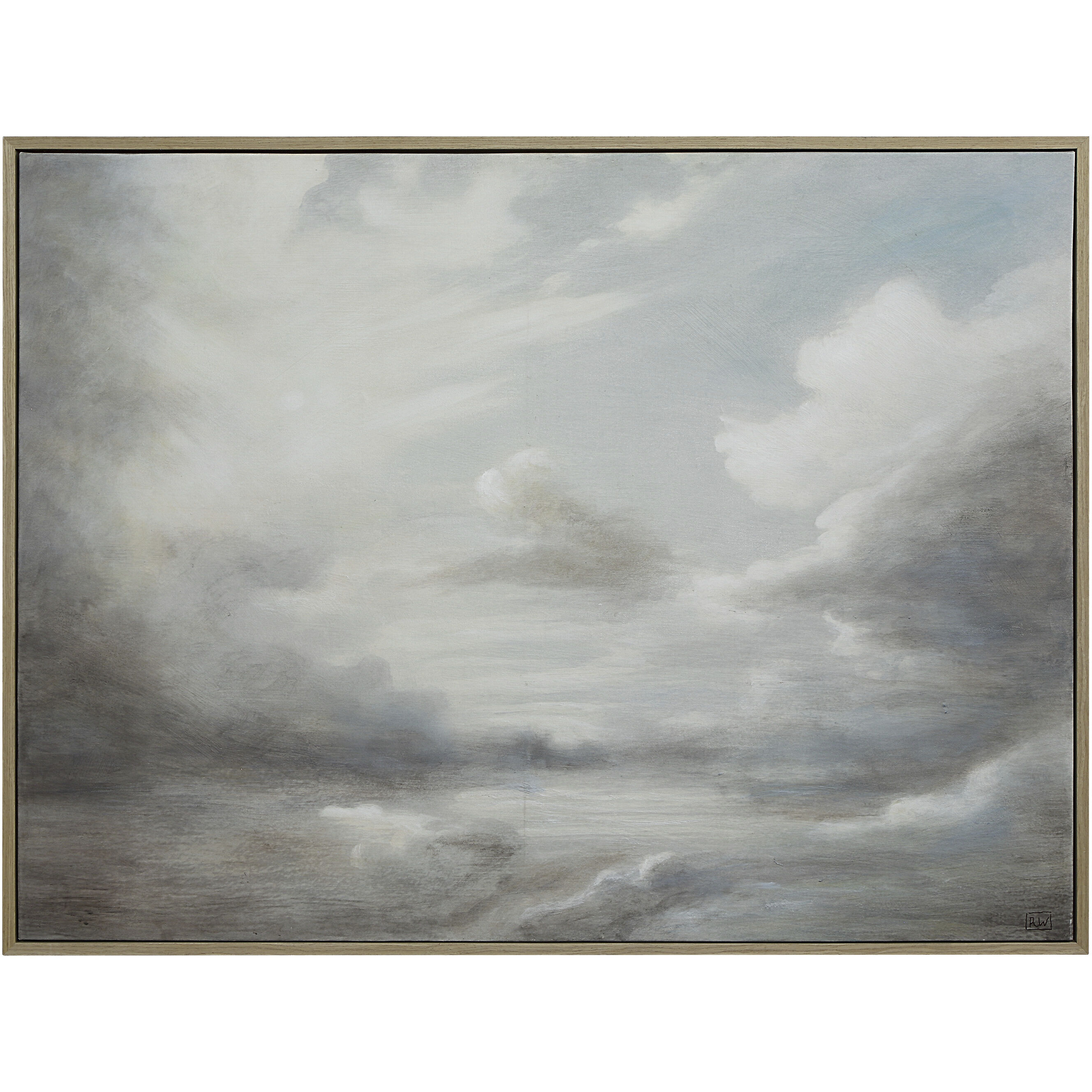 Anse Cream Canvas Art