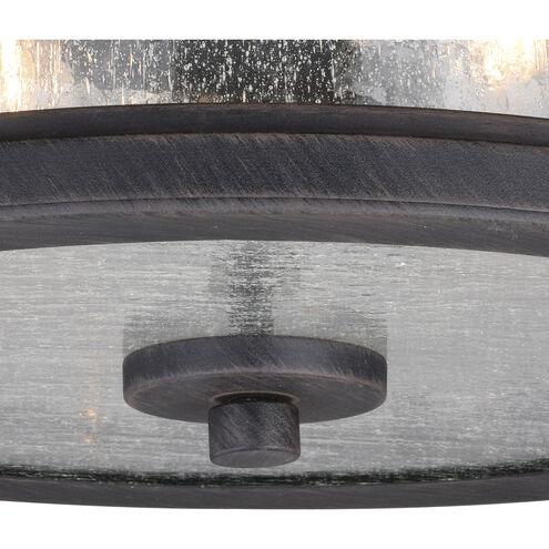 Cumberland LED 13 inch Rust Iron Outdoor Ceiling