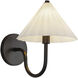 Alora Mood Serena 1 Light 8.38 inch Matte Black Bath Vanity Light Wall Light