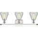 Ballston Conesus LED 26 inch White and Polished Chrome Bath Vanity Light Wall Light, Ballston