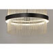 Chimes WiZ LED 23.75 inch Black and Satin Nickel Single Pendant Ceiling Light
