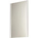 Luminance 42 X 24 inch Polished Chrome LED Mirror