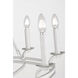 C&M by Chapman & Myers Brighton 9 Light 41.5 inch Aged Pewter Chandelier Ceiling Light