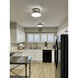 Emery 2 Light 12.75 inch Heritage Brass with Aged Zinc Indoor Flush Mount Ceiling Light in Heritage Brass/Aged Zinc