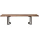 Bent 99 X 40 inch Brown Dining Table, Small