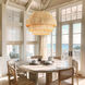 Caviana 6 Light 31 inch Signature Brass Pendant Ceiling Light