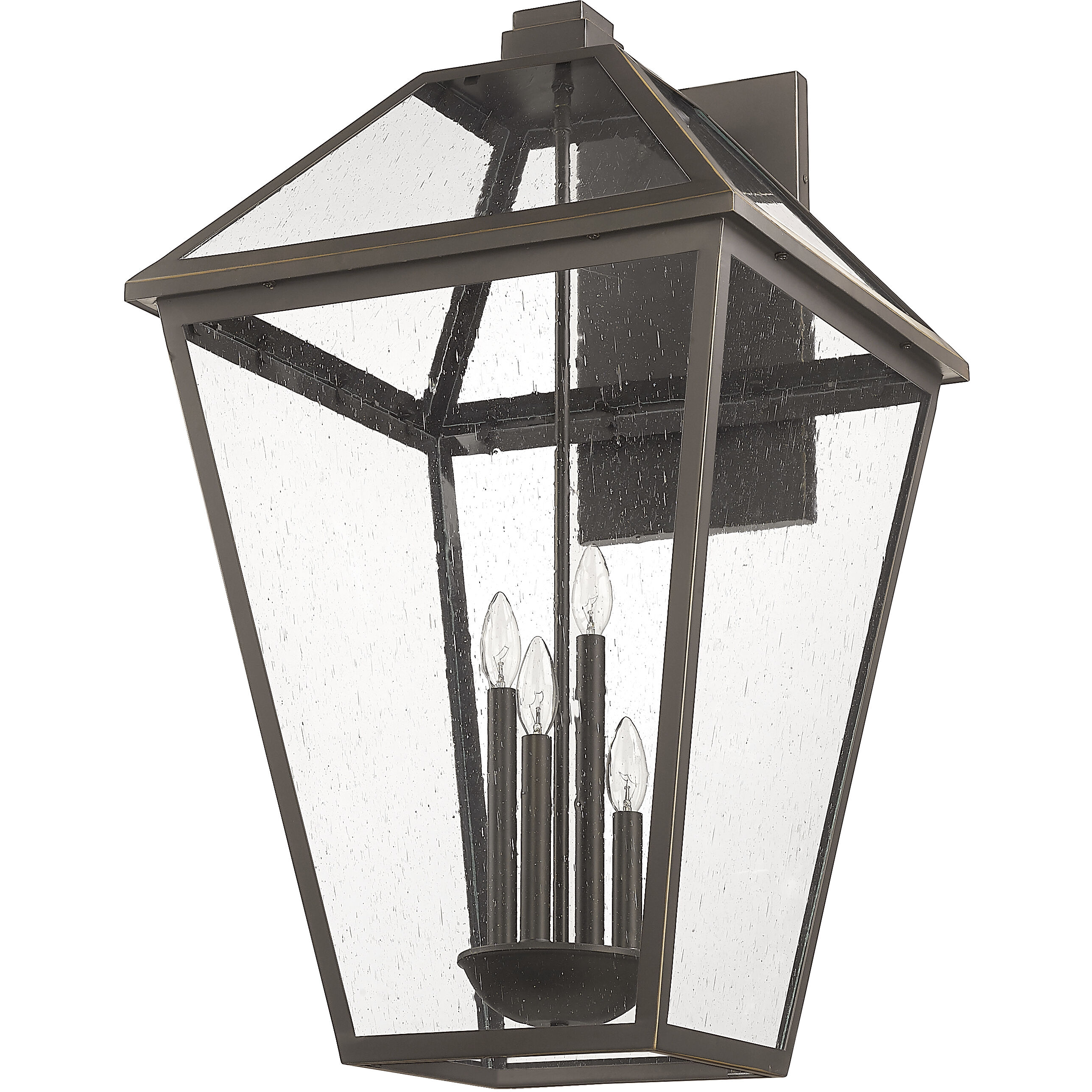 Talbot 4 Light 33 inch Oil Rubbed Bronze Outdoor Wall Light