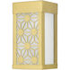 Berkeley 1 Light 8.5 inch Satin Gold Outdoor ADA Small Sconce, Small