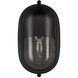 Maritime 1 Light 8.5 inch Matte Black Outdoor Wall Sconce