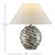Minnows 15.5 inch 60 watt Navy Blue/Beige Table Lamp Portable Light