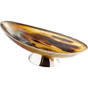 Cerith Horn And Silver Tray, Small