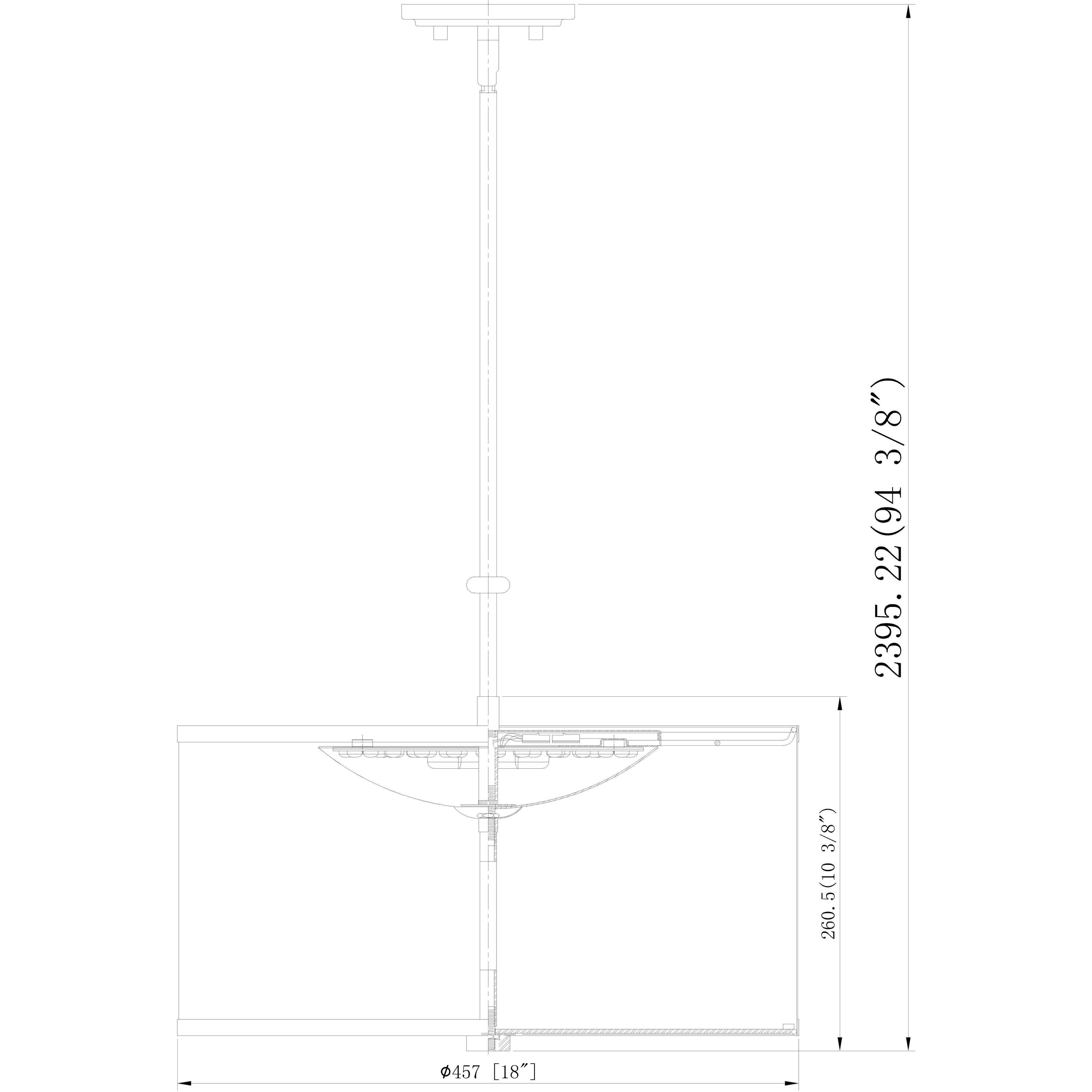 Linden Pendant Ceiling Light in Modern Gold