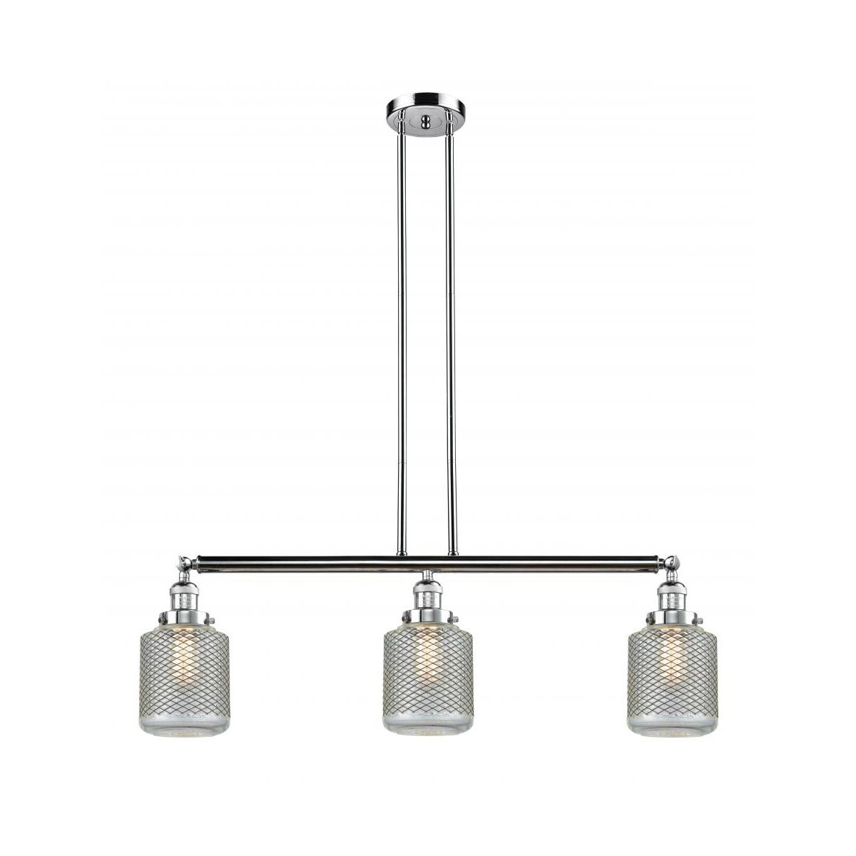 Franklin Restoration Stanton LED 39 inch Polished Chrome Island Light Ceiling Light, Franklin Restoration