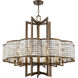 Grammercy 10 Light 34 inch Hand Painted Palacial Bronze Chandelier Ceiling Light