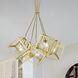 Cassio 5 Light 27.88 inch Olympic Gold Pendant Ceiling Light