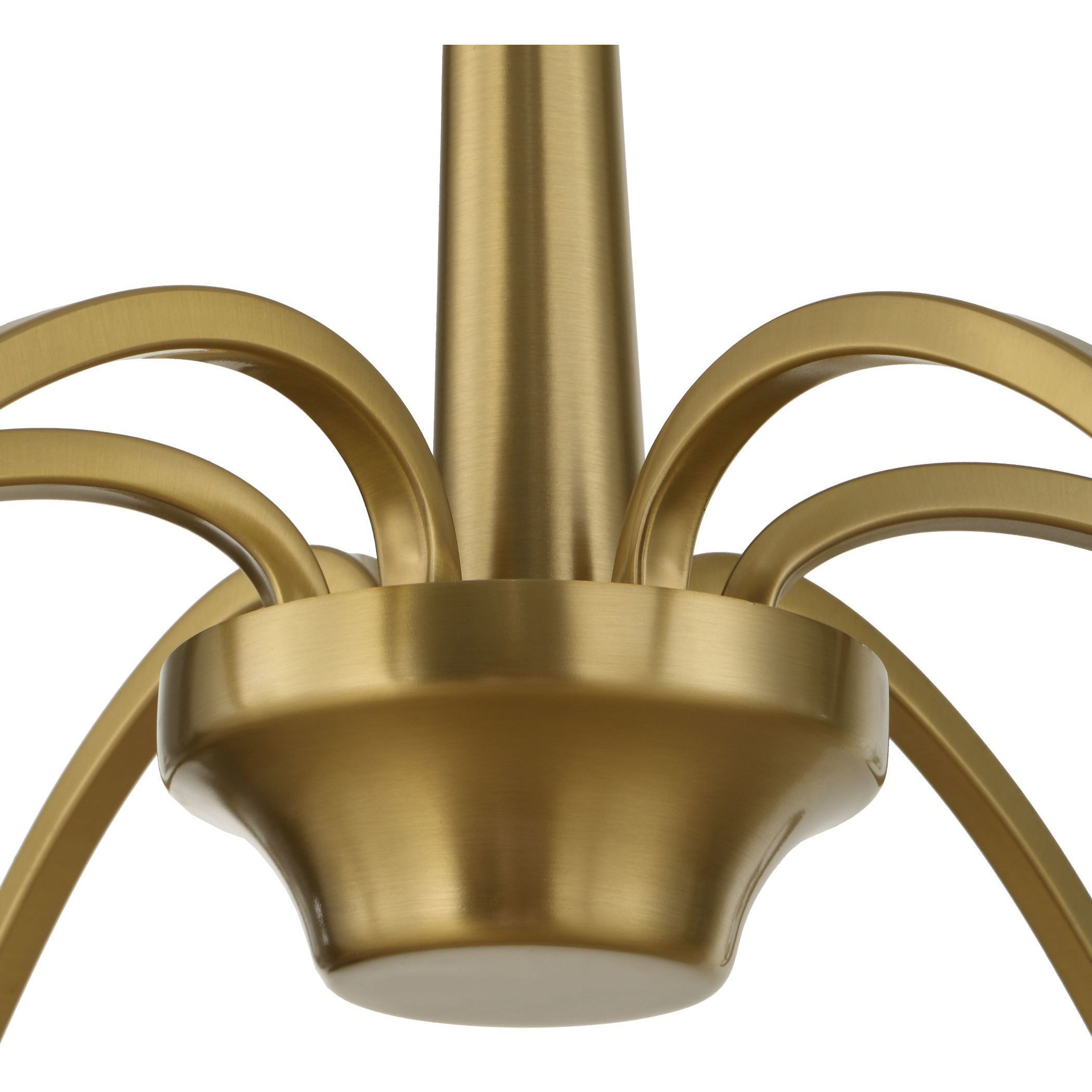 Barcelona 6 Light 40.25 inch Natural Brass Chandelier Ceiling Light