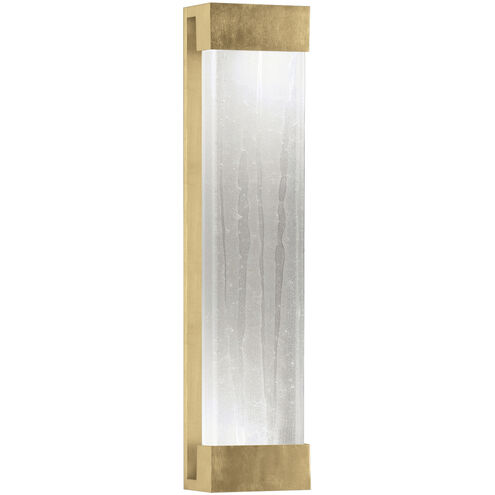 Crystal Bakehouse Wall Sconce Wall Light in Gold Leaf, Crystal Shard Studio Glass, Indoor Only