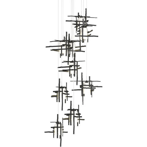 Tura 9 Light 29.6 inch Black Pendant Ceiling Light, Round